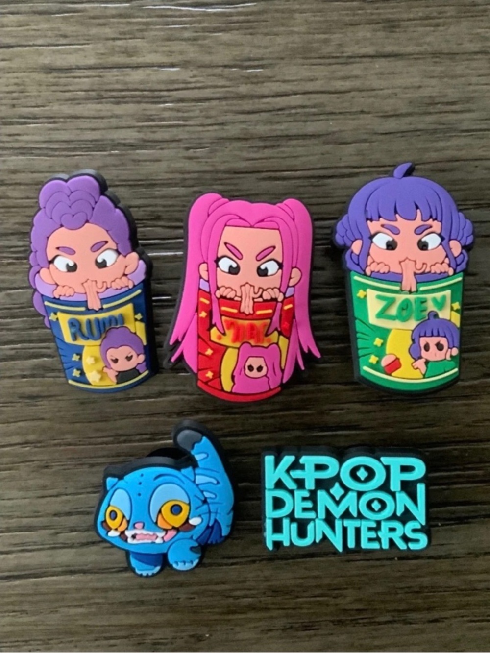 5 pc K Pop Croc charm